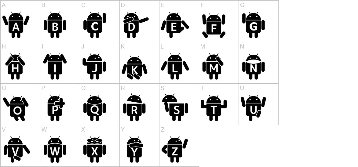 Droid_Robot uppercase