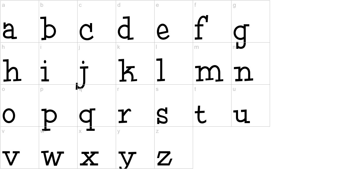 HFF Fourth Rock Font