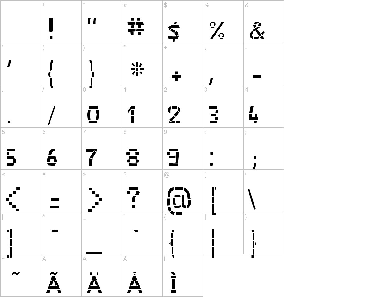 MaceriamSimplex characters