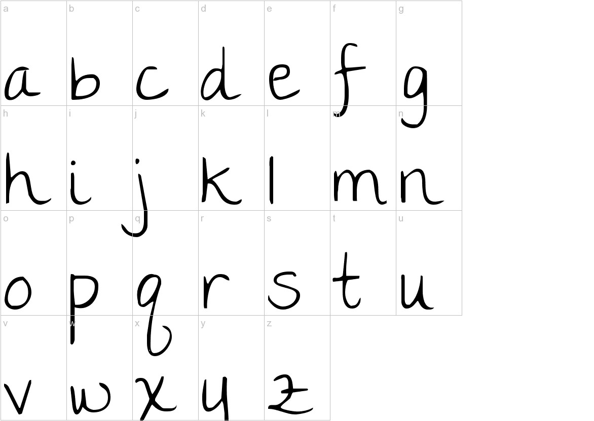 The girl next door Font