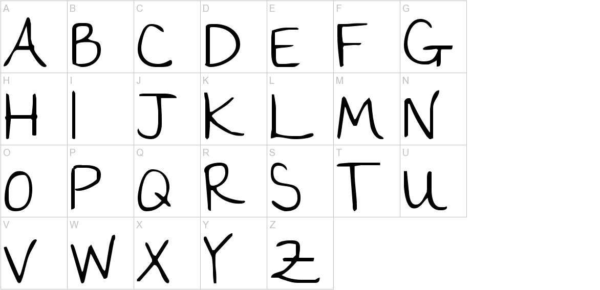 The girl next door Font