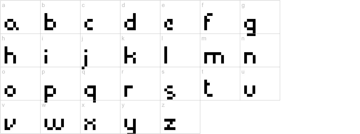 Yapix Font | UrbanFonts.com