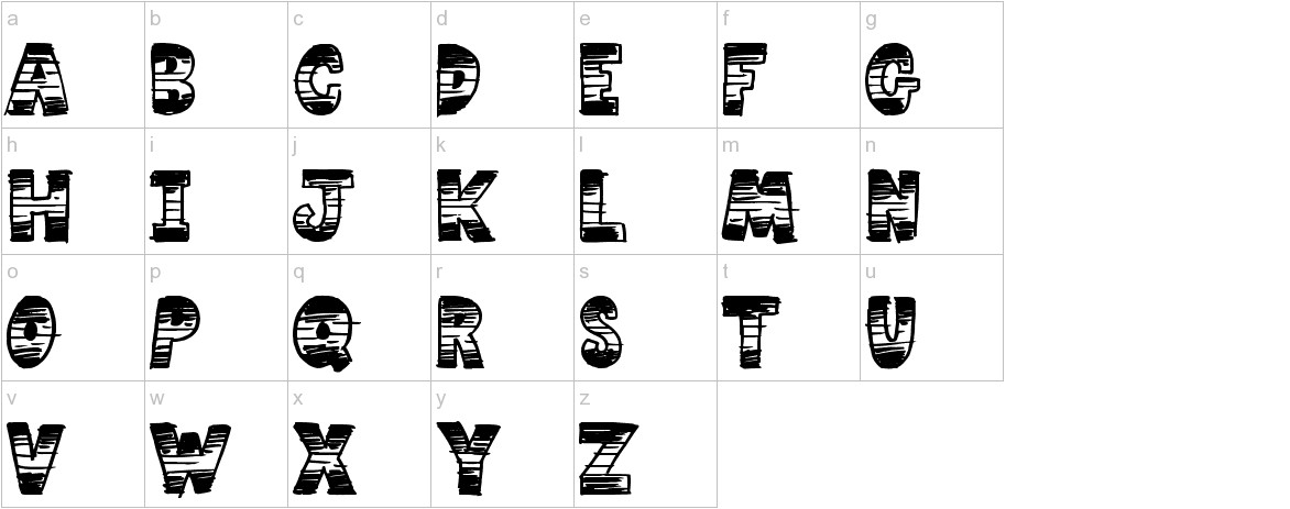 Comic Strip lowercase