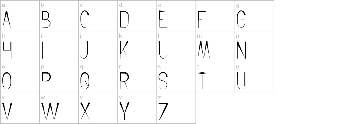 CROCHET PATTERN lowercase