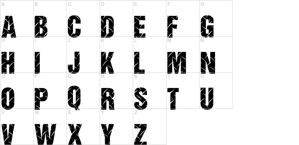 DiamondPlate Font