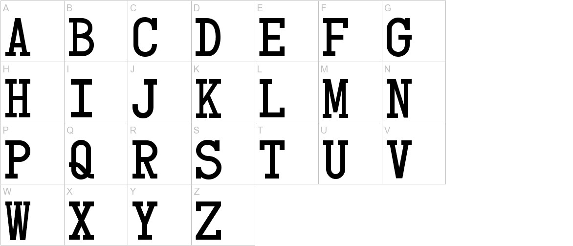 Card Characters Font UrbanFonts