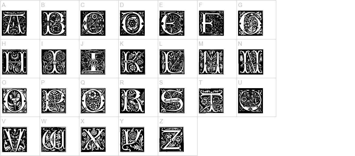 Initials TFB uppercase