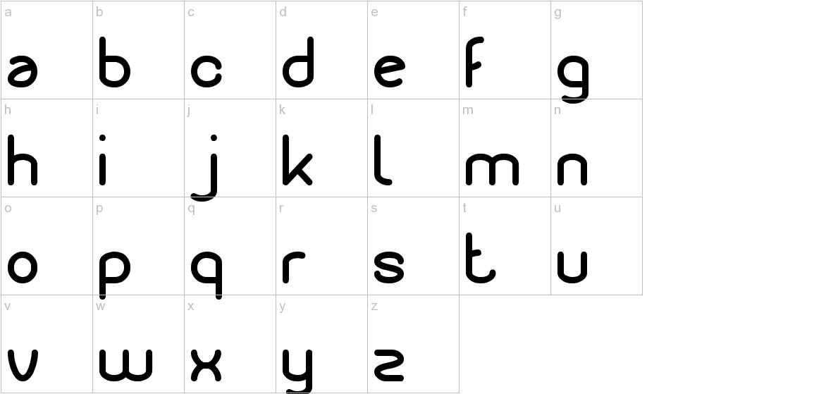 Liberate lowercase