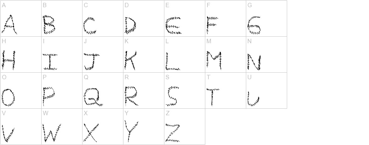 MagicScribble uppercase