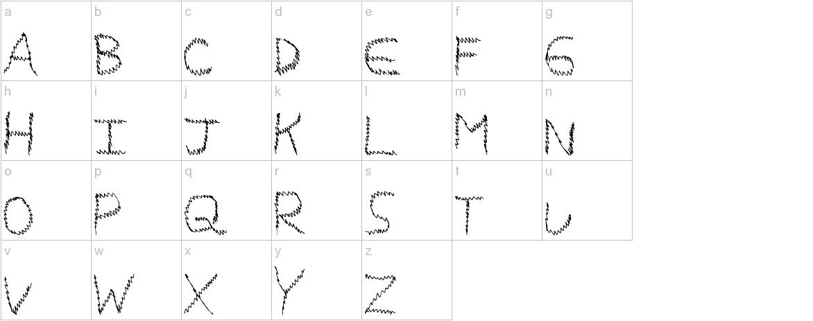 MagicScribble lowercase