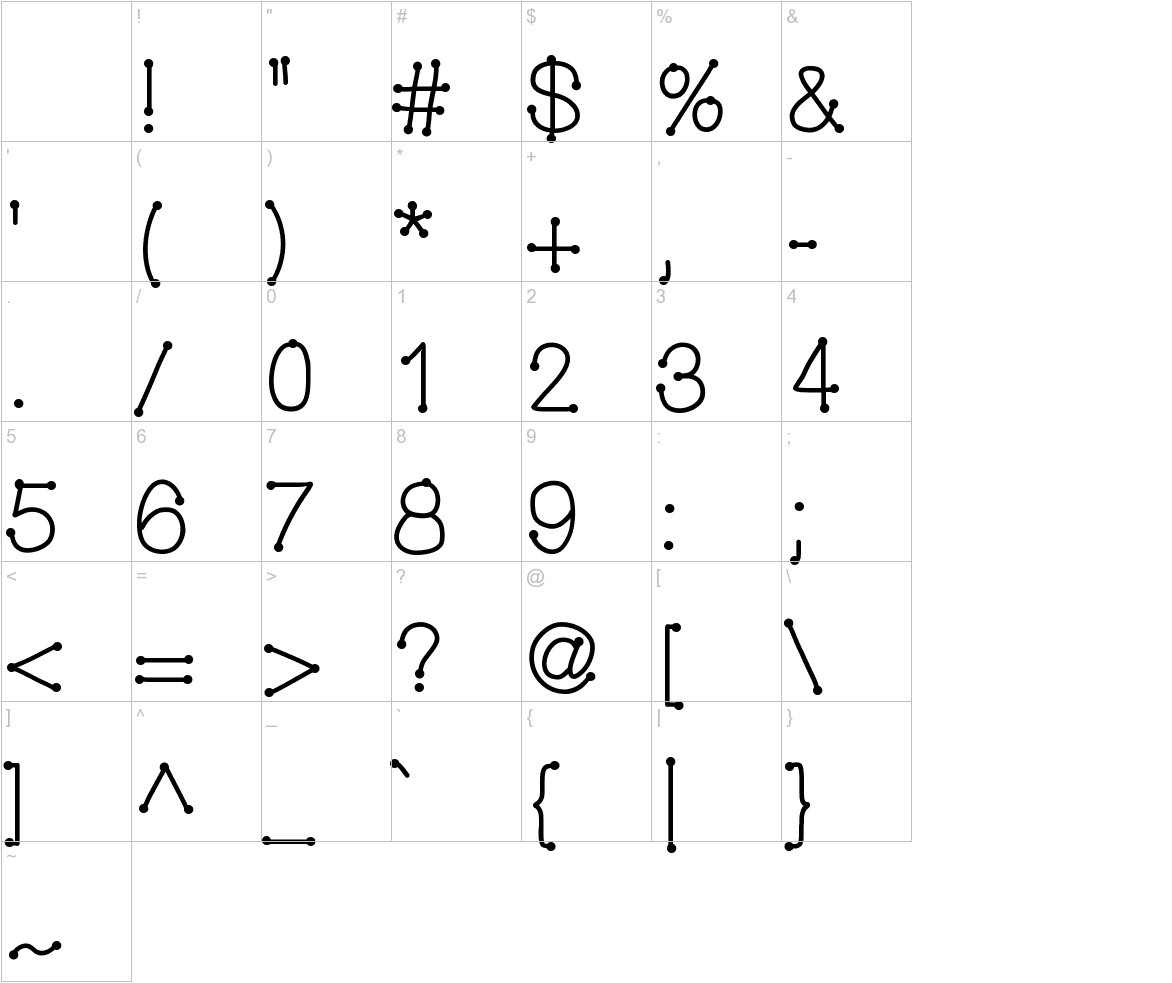 MixConnectDots characters