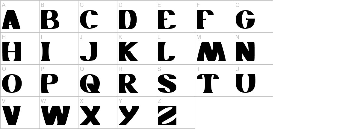 MONOCHROME uppercase