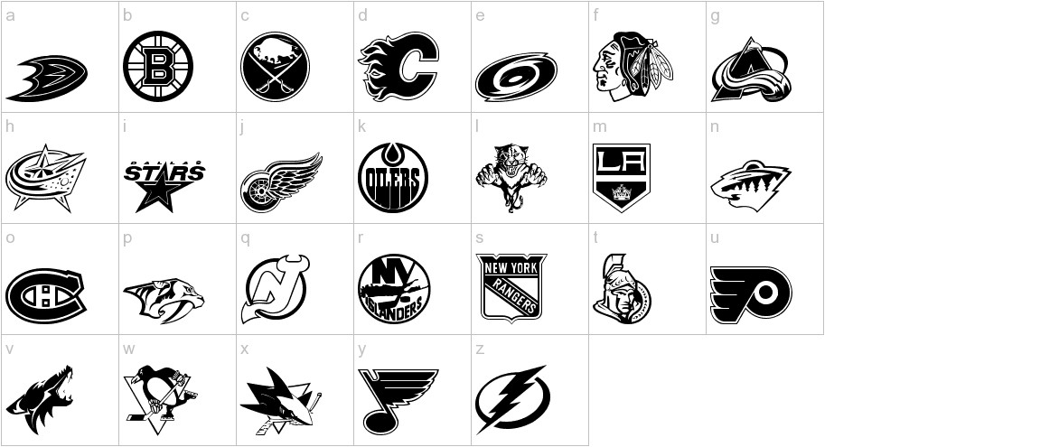 NHL lowercase