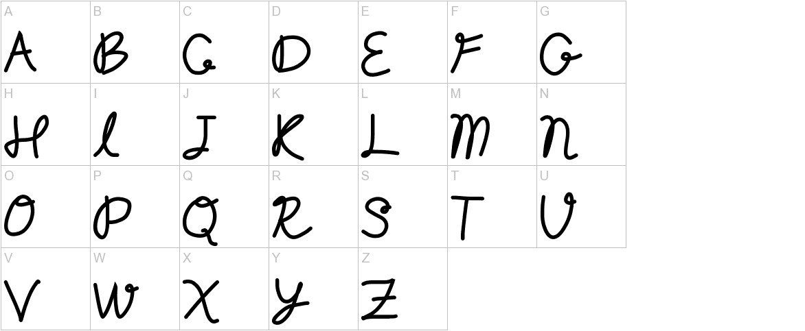 random type uppercase