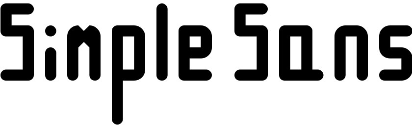 Simpler font. Simpler font