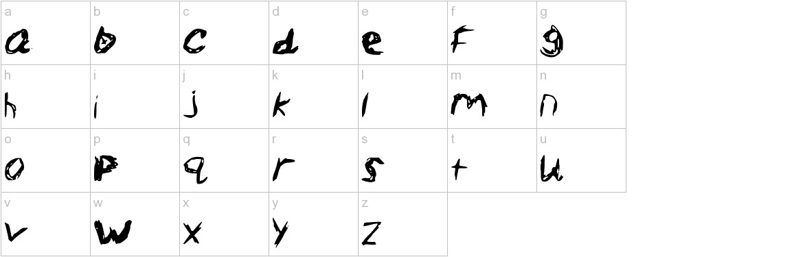 Sketch_Scoring_Font lowercase