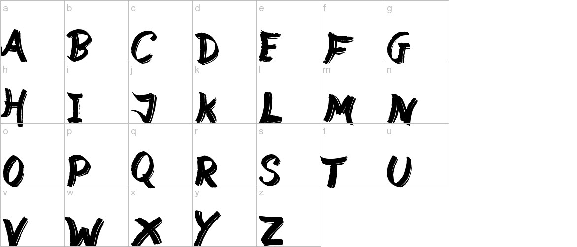 Street Wild lowercase