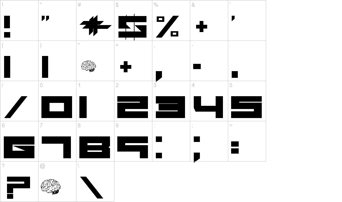 Blockhead Font