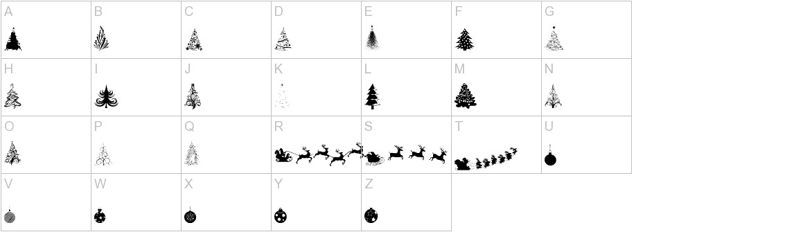 Xmas tfb Christmas uppercase