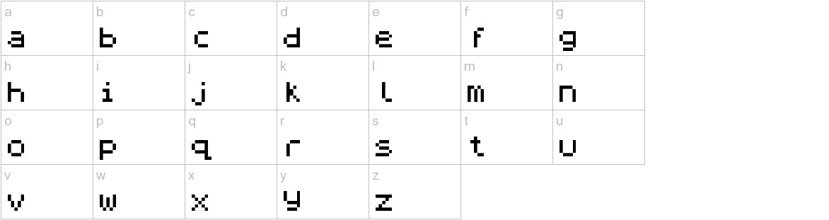 ZX Spectrum-7 lowercase