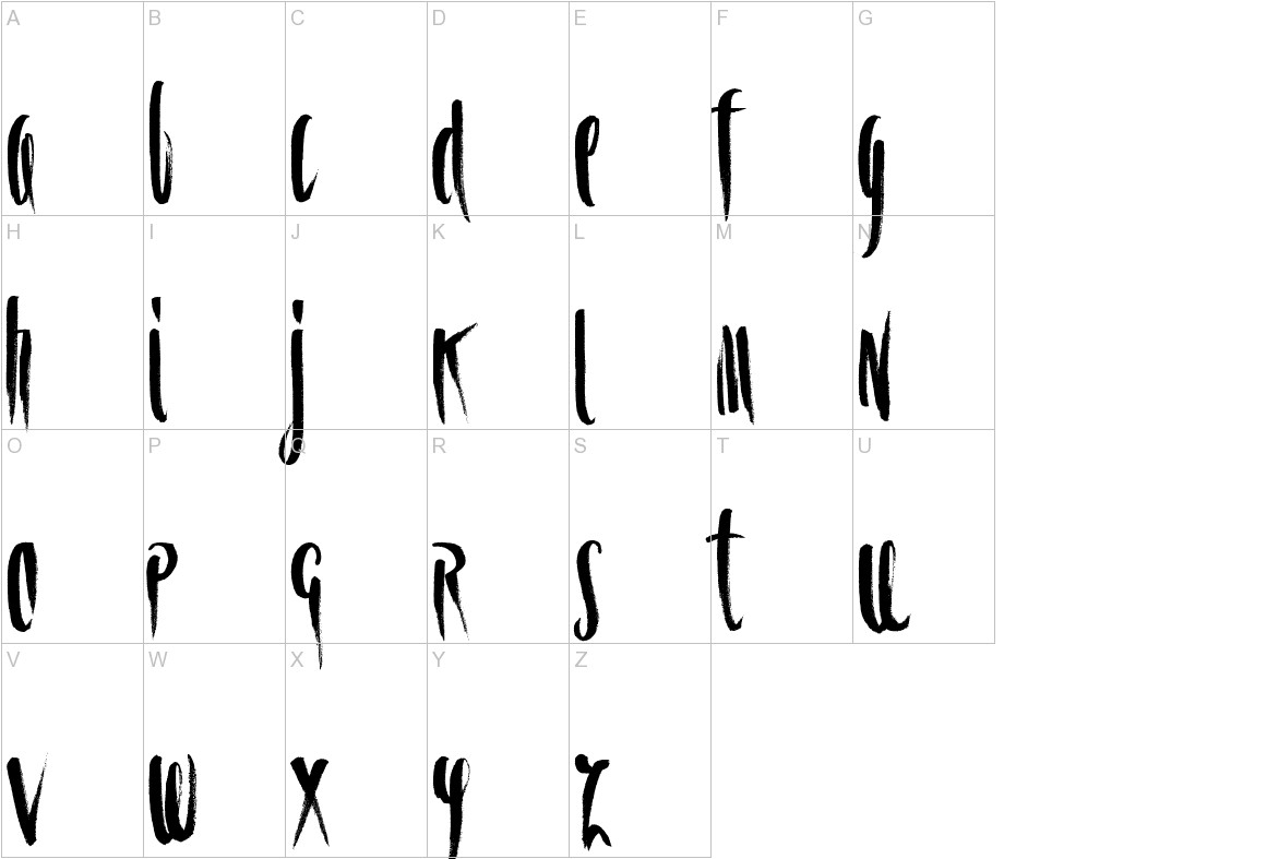 Spiral uppercase