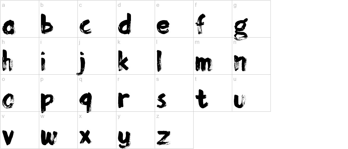 DK Momotaro Regular lowercase