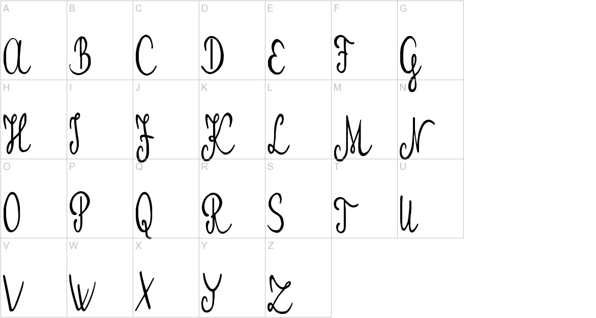 Kristaly uppercase