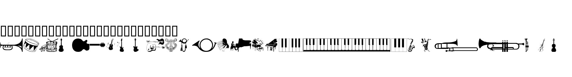 Download Free Music Dingbats Urban Fonts SVG Cut Files