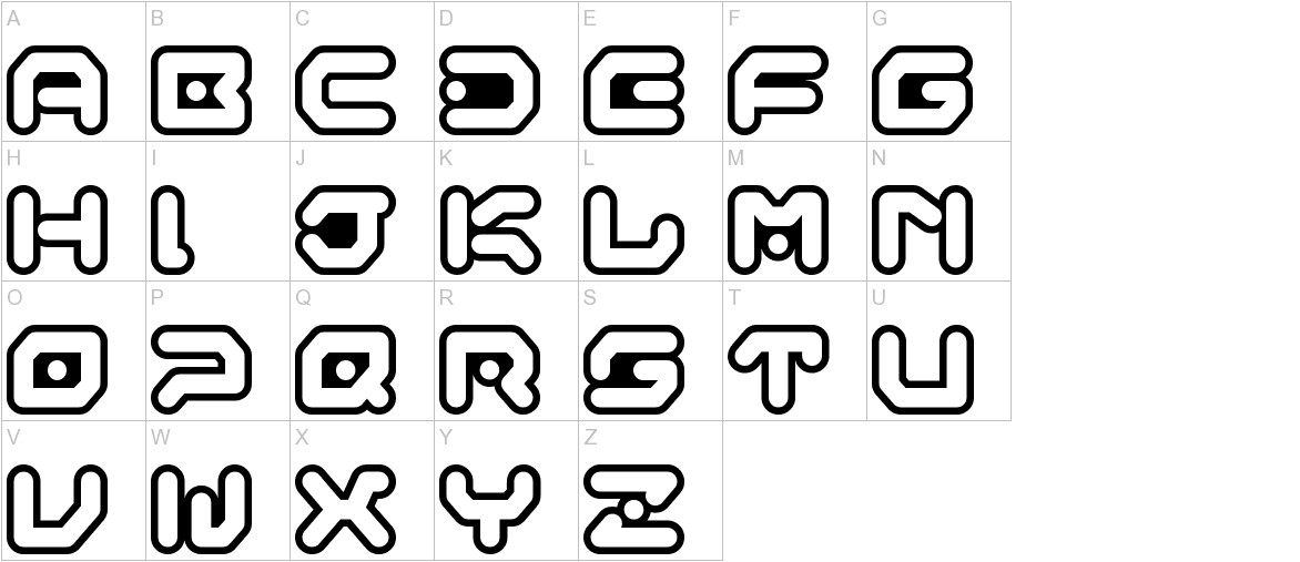 Gameboy Gamegirl Font